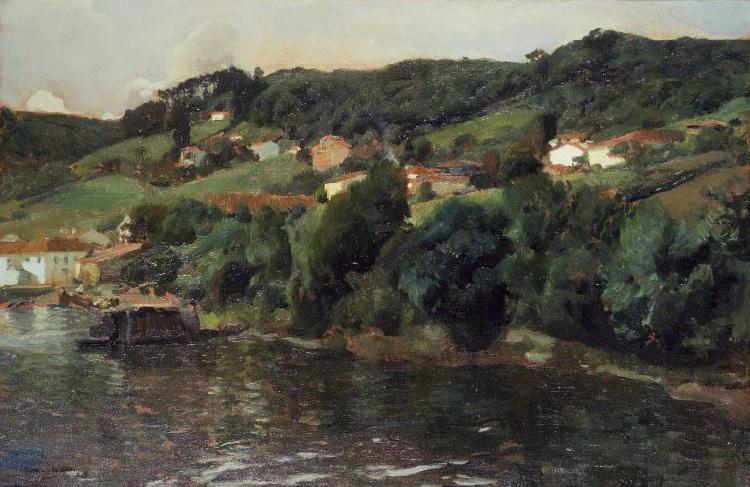 Joaquin Sorolla Y Bastida Asturian Landscape Sweden oil painting art